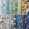 40 Pcs 10 x 10 Inches Animal Cotton Fabric Bundle Squares Precut